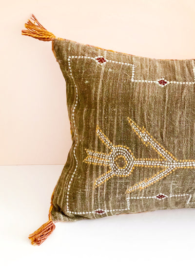 In-Haus Cushion - Kanthan Woven Umber