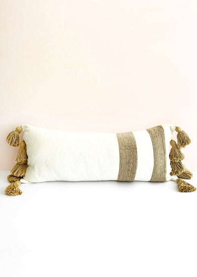 In-Haus Cushion - Lumbar Hamptons Tassel